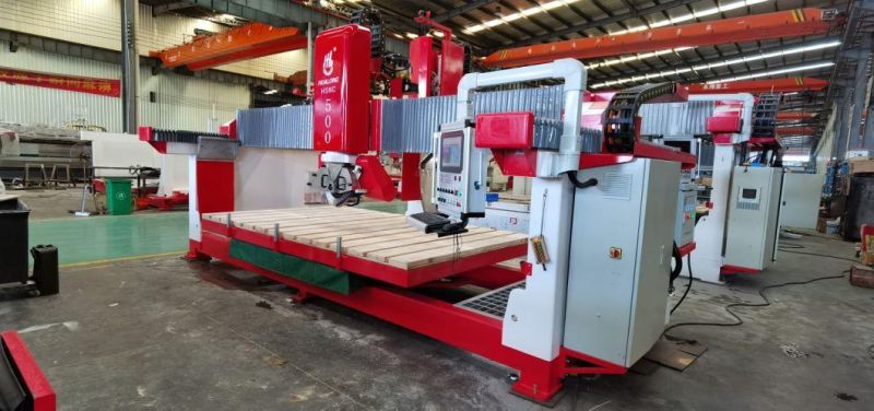 Hualong Machinery Monobloc CNC Bridge Saw Machine Granite Italian Pegasus Software Sink Cut out for Stone Countertop Chamfering Cutting Marble Cutter for Sale