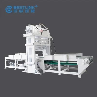 Stone Guillotine Cutting Splitting Machine with Conveyors