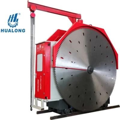Hualong Rock Drilling Saw Granite Marble Cutter Stone Cutting Machine Quarry Block Mining Machine with Double Diamond Disc Saw Blades