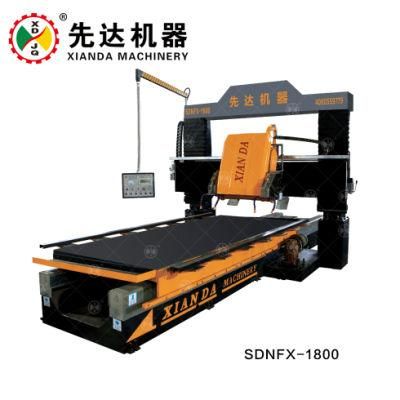 Scnfx - 1800 Gantry Blade Lifting Type Multi Function Stone Cutting Machine for Stone decoration Line