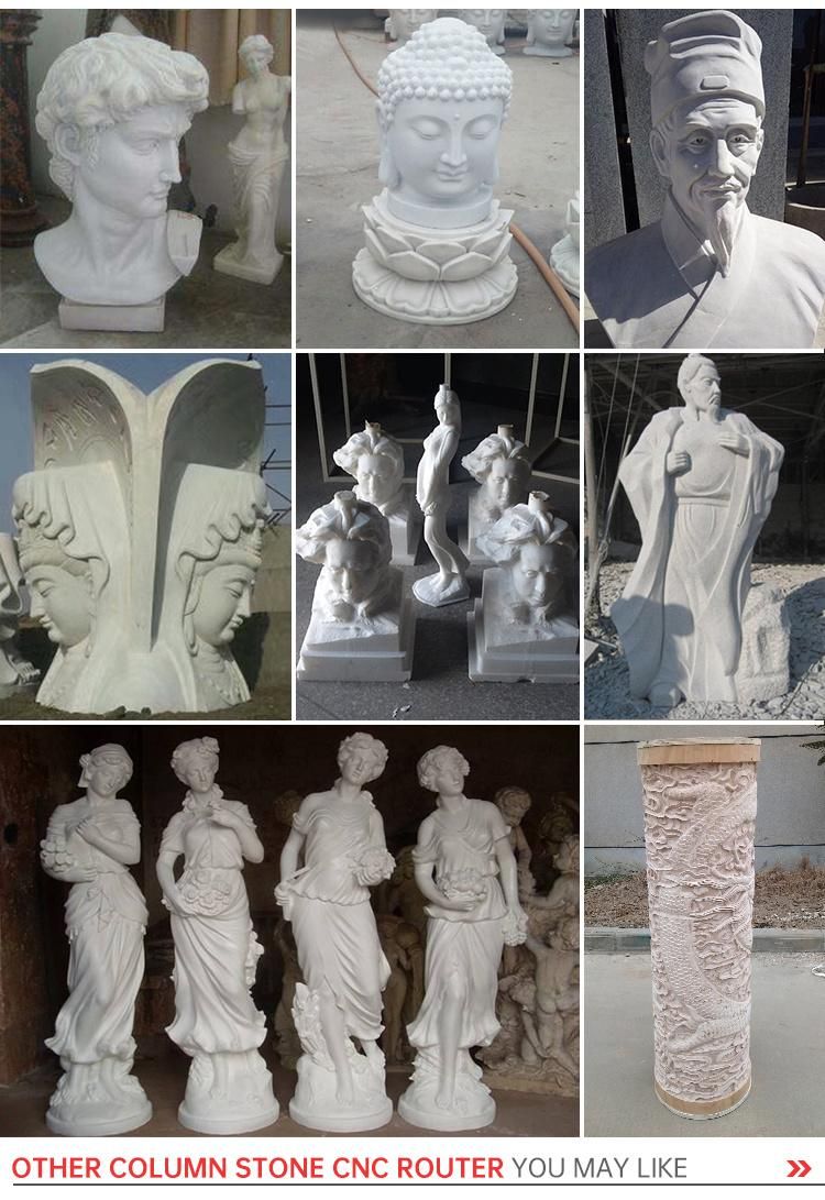 Stone CNC Cutting Router Machine for Making Statue Sculpture