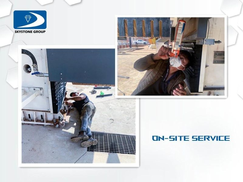 Block Stone Cutting Granite Multi Wire Saw Machine