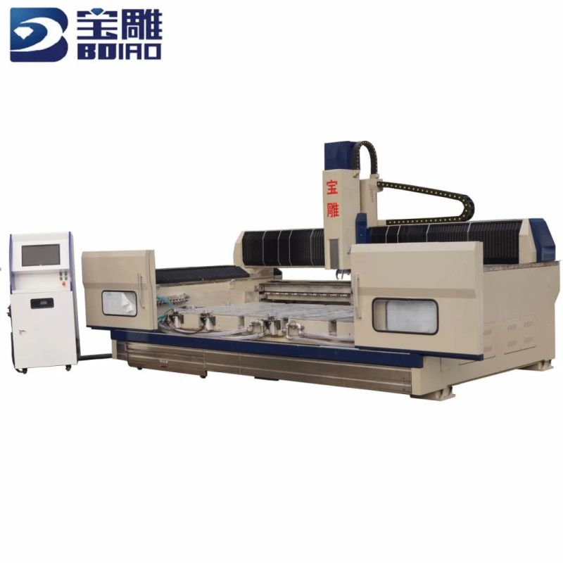 Bd1630 Stone CNC Machine with Pneumatic Tools Change for Wash Basin Milling