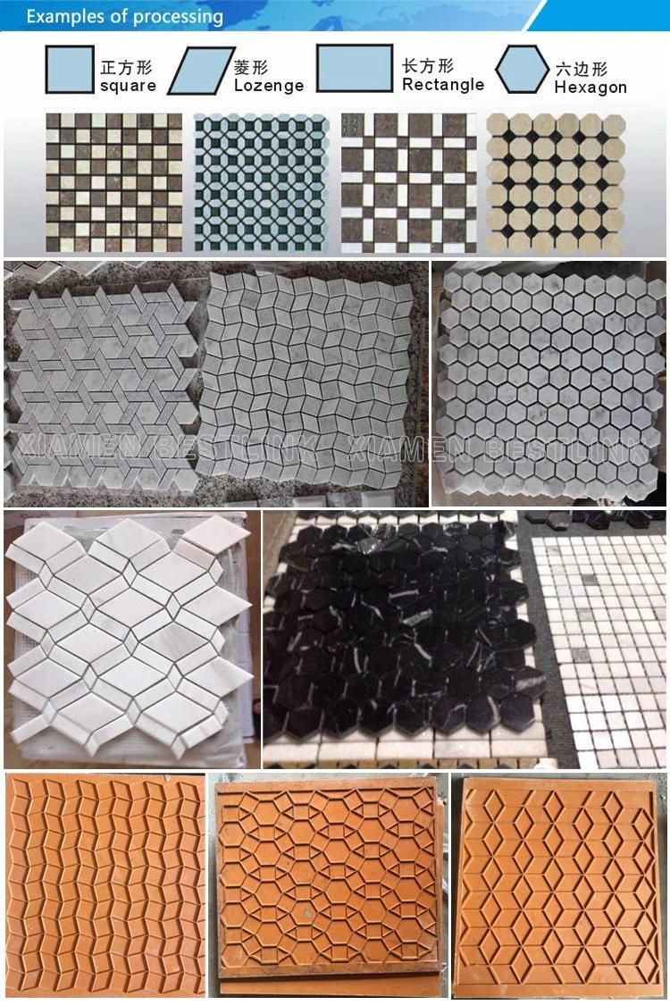 Adjustable Multi Blade Stone Mosaic Cutting Machine