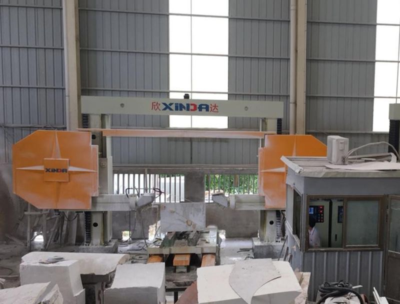 SHXJ 1500 (guide rail of worktable with oil immersion) CNC Diamond Wire Stone Cutting Machine