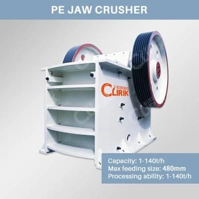 High Crushing Ratio Uniform Particle Size Jaw Stone Mobile Crusher Price Low Cost for Calcium Carbonate Mica Gypsum Powder Factory