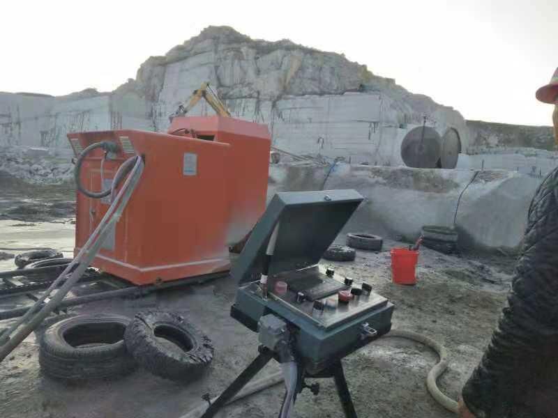 55kw Wire Saw Machine for Granite & Marble Mining Quarrying