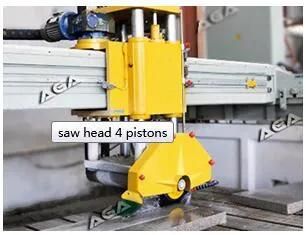 Laser Bridge Saw Machine for Cutting Granite Floor Slab Step Countertop Tile Factory Direct Sales (HQ700)