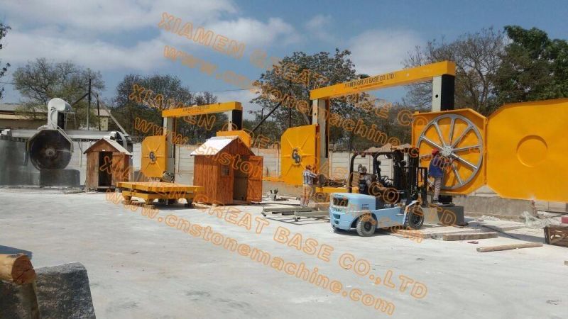 CNC Diamond Wire Saw Granite Marble Stone Cutting Machine