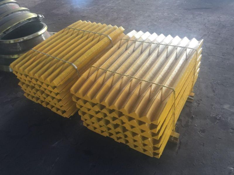 Jaw Crusher Spare Parts Fixed and Movable Jaw Plate