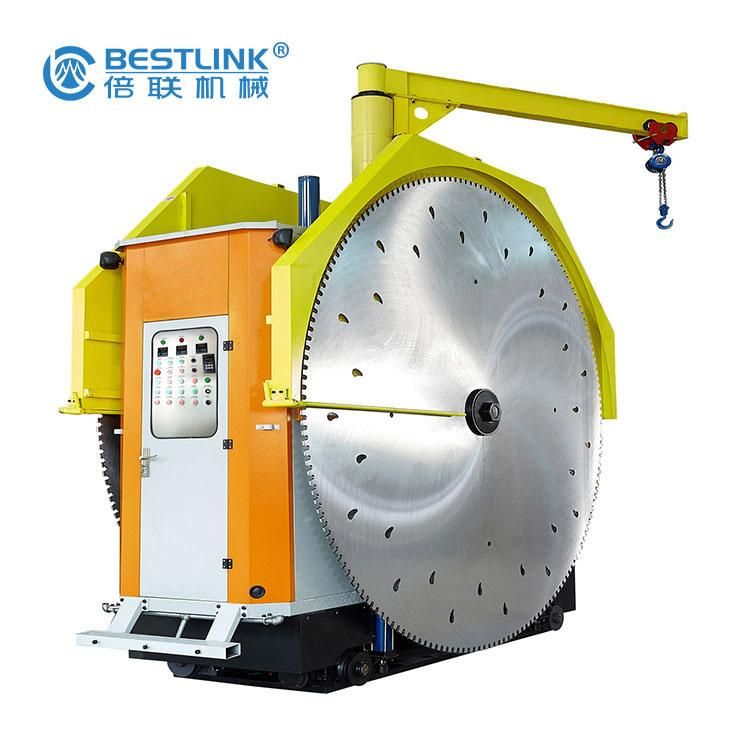 Double Blades Cutter Mine Quarry Cutting Mining Machinery for Granite Marble, Two-Blade Block Cutting Quarrying Machinery