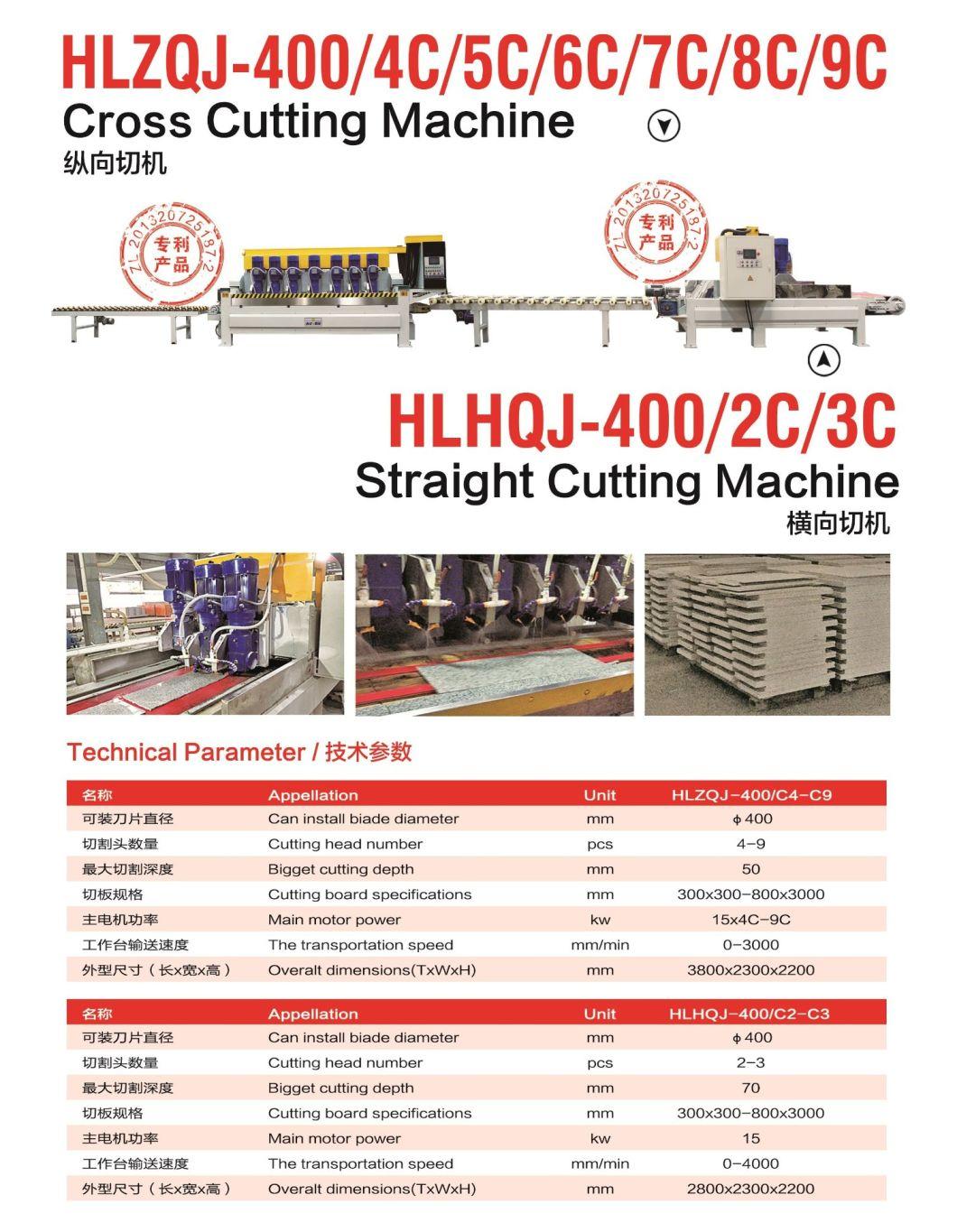 High Productivity Multi Disk Cross Cutter Stone Slab Cutting Machine