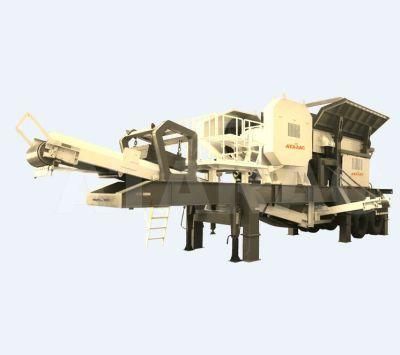 50-100tph Shanghai Atairac Yd Series Mobile Wheel Type Aggregate and Sand Crushing Plant