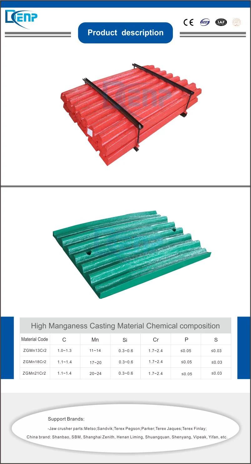 Sand Making Machine Spare Parts Jaw Crusher Wear Parts
