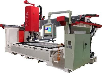 Hualong Machine Granite Cutting 5 Axis CNC 3D Marble Machine