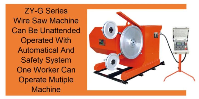 Suitable 75kw Marble Cutting Diamond Wire Saw Machine