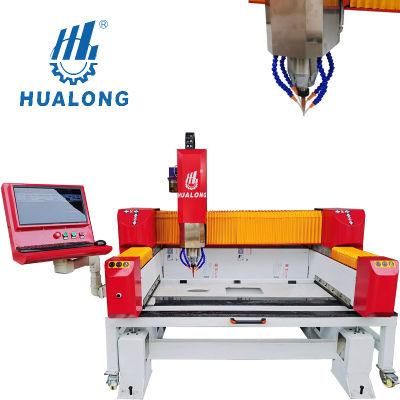 Quality CNC Kitchen Sink Making Machine Hole Drilling Polishing Edging Stone Marble Granite Engraving with Linear Automatic Tool Change