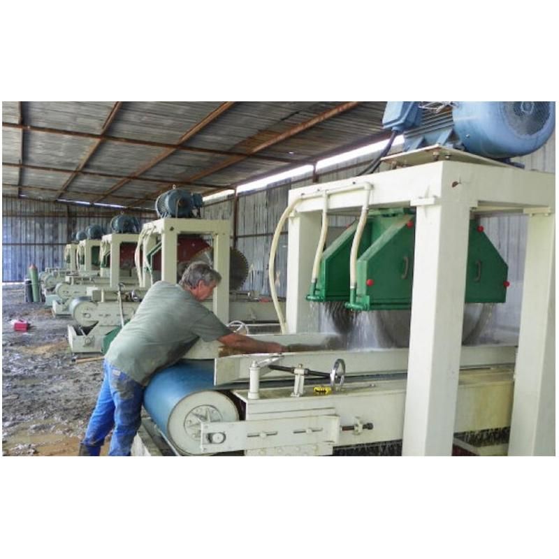 Double Group Cutting Blades Stone Tile Cutter Continuous Double Blade Cutter