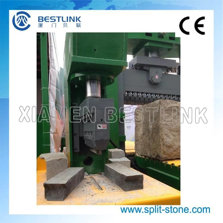 Hydraulic Stone Guillotine for Making Landscape Stones