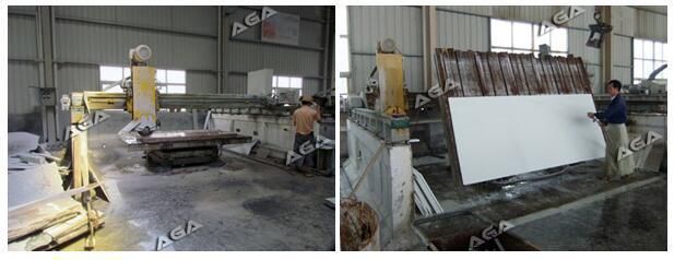 Infrared Bridge Saw Cutting Machine / Laser Granite Cutter for Tile&Countertop CNC Machine Hq600