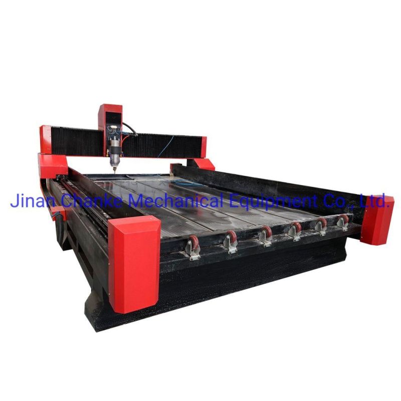 Competitive Price 3D 4 Axis Marble Granite CNC Router Cutting / Stone Sculpture Machine
