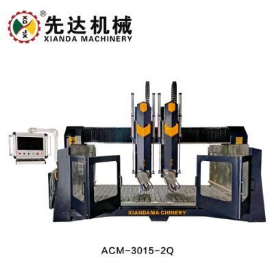 Xianda 4 Axis Arc Slab&Column Carving Machine for Engraving Marble Granite
