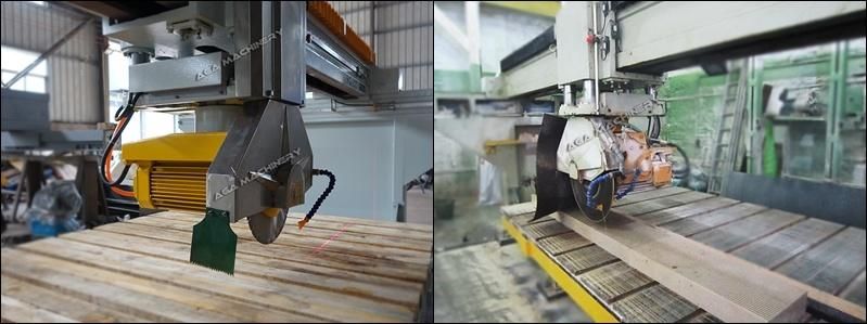 Hq600d 45 Degree Chamfer Automatic Stone Cutting Granite Bridge Saw Machine for Cutting Slabs