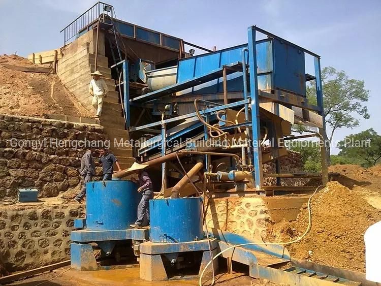 10-50tpd Small Mobile Mining Processing Gold Extraction Equipment for Washing Gold