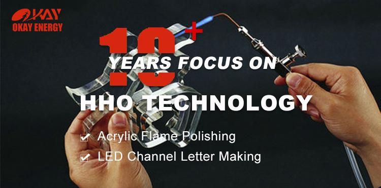 Hho Gas Technology Polishing Crystals Acrylic Welding Machine