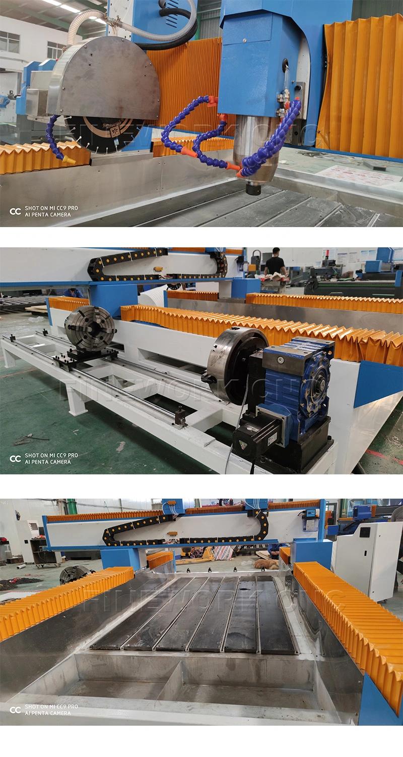 Japan Woodworking Carving Machine 4 Axis CNC Wood Router Double