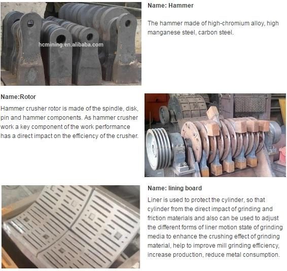 Glass Kaolin Hammer Crusher for Stone