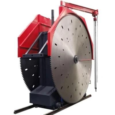 Hualong Machinery Marble Stone Quarry Mining Granite Cutting Machine for Natural Stone Block with Twin Diamond Saw Blade Rock Rill