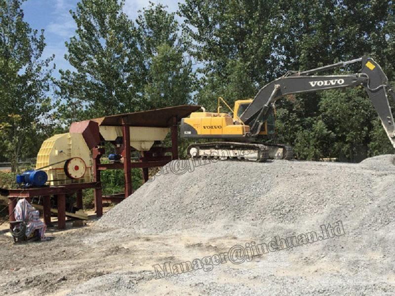 Gold Hammer Mill Crusher Crushing Hard Stones