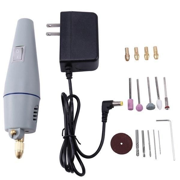 AC220V Mini Drill, Grinder Electric Drill, Electric Grinder Set, European Gauge Plug I180273