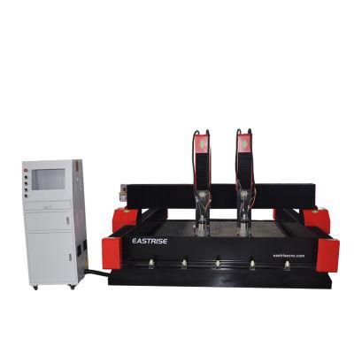 High Precision Double Head Metal Granite Headstone Engraving Machine Stone CNC Router