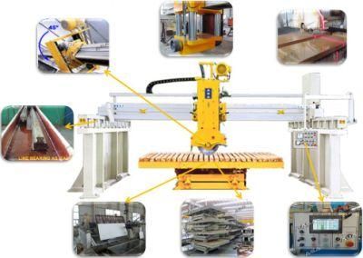 Laser Bridge CNC Type Stone Bridge Saw Marble Cutting Machine (HQ400-600-700)