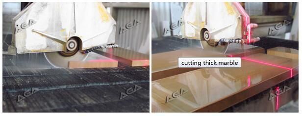 Infrared Bridge Saw Cutting Machine / Laser Granite Cutter for Tile&Countertop CNC Machine Hq600