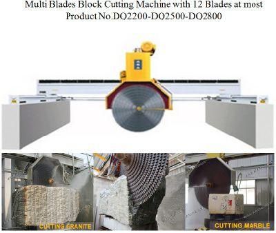 High Tech Auto Stone Block Cutter Granite Marble Cutting Machine (DQ2200-2500-2800)