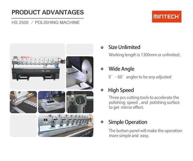 Glass Polishing Machine Auto Diamond Polish Machine (HS-2500)