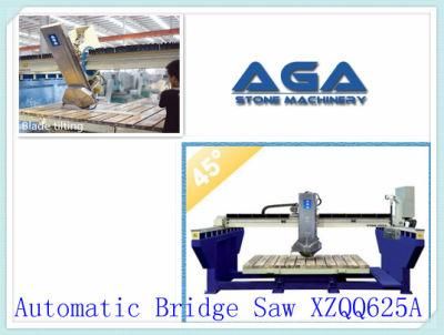 Automatic Bridge Saw Stone Machine for Granite Marble Fabricating Slab&amp; Counter Tops&amp; Vanity Top (XZQQ625A)