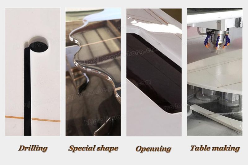 Artificial Stone, Quartz Stone Slab Kitchen Countertop Cutting Machine