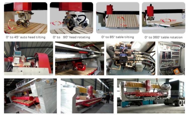 mono block bridge saw machine for stone cutting