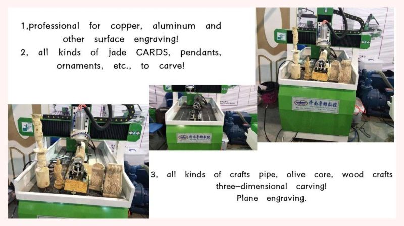 Mini CNC Router for Wood Metal Jade Steel