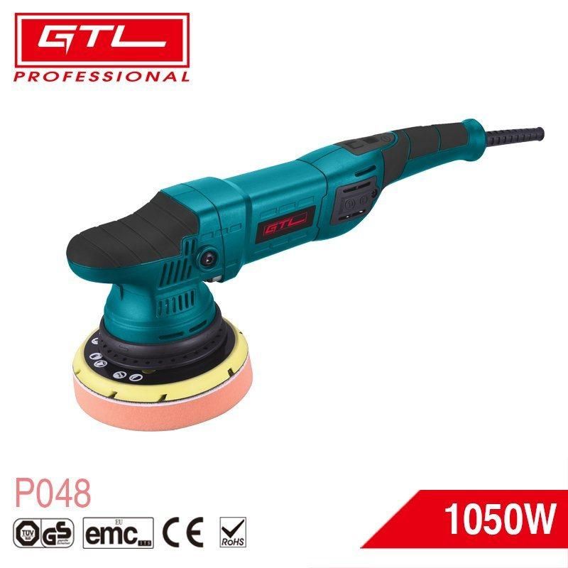 1050W D-Handle Electric Power Tool 150mm Dual Action Car Polisher with Soft-Start, LCD Speed Display and Constant Speed Control (P048)