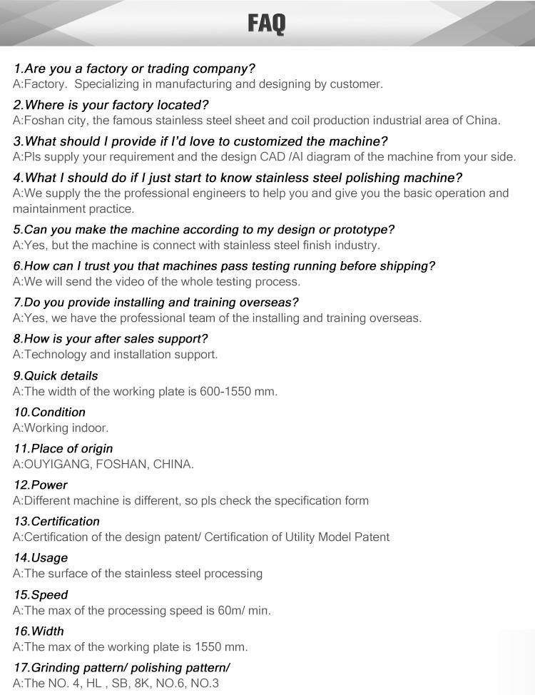 Stainless Steel Polishing Machine