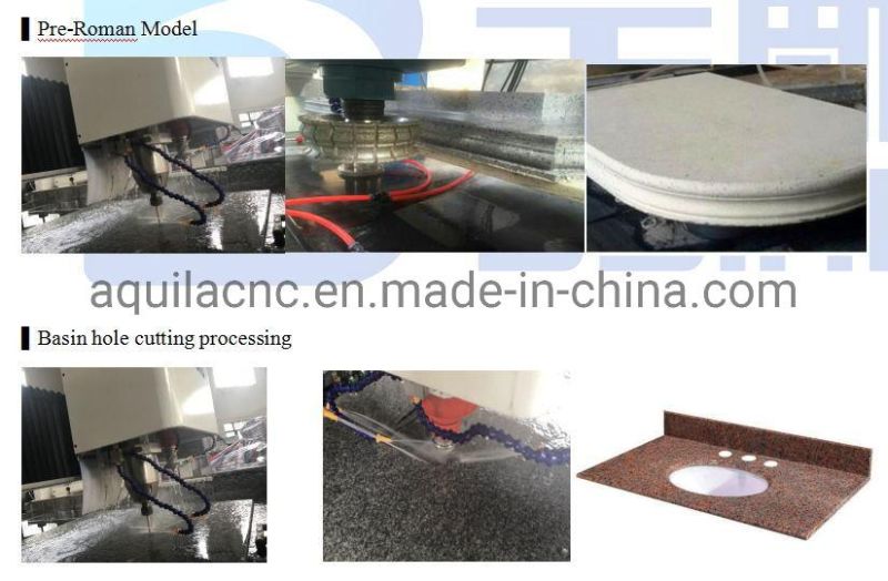 Bd1630-3t Multi Processing CNC Stone Engraving Machine Widely Used in Quartz Stone