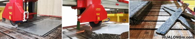 Hlsq-700 Laser Granite Marble Bridge Saw for Stone Countertop Slab Cutting PLC Programmable Control Stone Cutting Machine