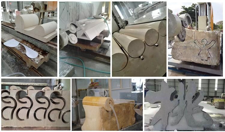 Granite Marble Stone CNC Diamond Wire Saw Cutting Machine for Cutting Block, Special Shape Stone