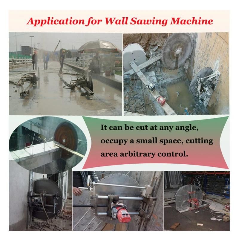 3kw Power Tool 1200mm Diamond Concrete Cutting Wall Saw Machine