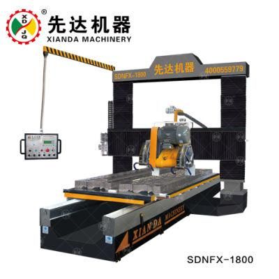Xianda New CNC Stone Gantry Profiling Linear Cutting Machine Sdnfx-1800